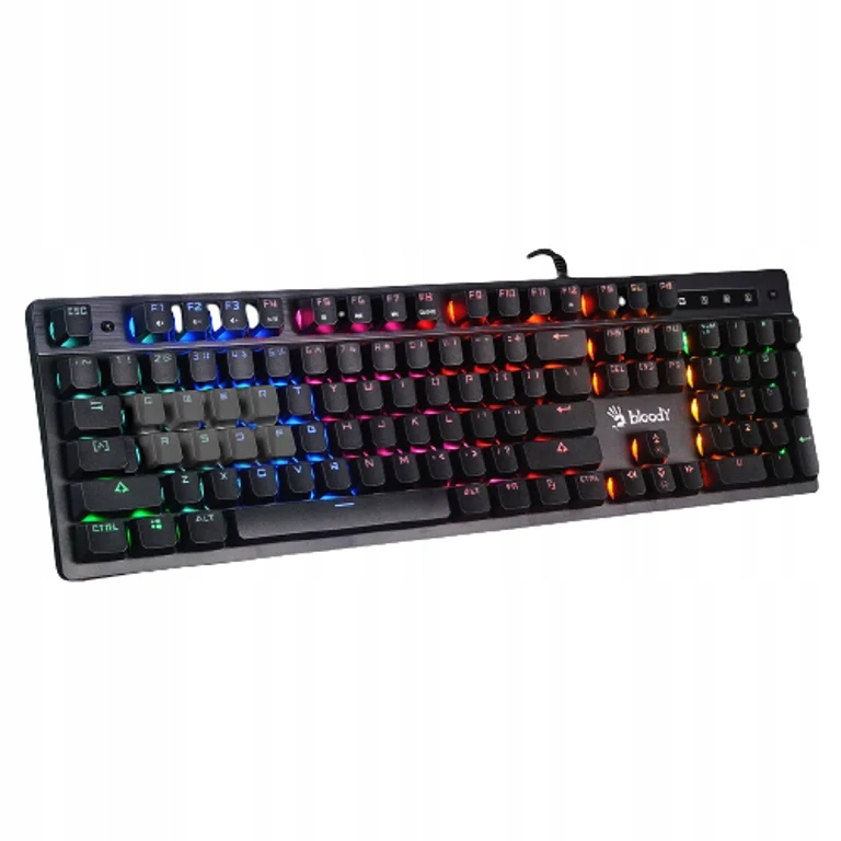 A4tech Bloody Klávesnice B500N,  herní klávesnice,  mechanická,  drátová,  Mecha-Like Switch,  CZ/ SK,  Černá1 