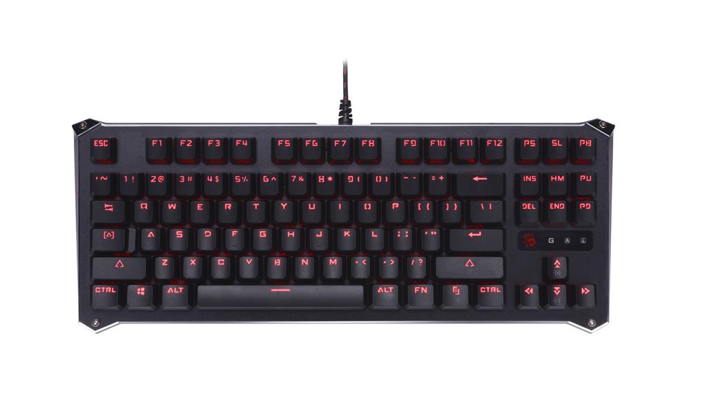 A4tech Bloody Klávesnice B930,  herní klávesnice,  mechanická,  drátová,  Orange Switch,  CZ/ SK,  Černá0 