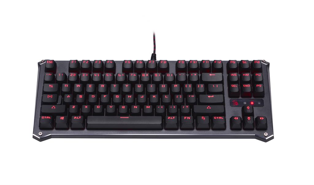 A4tech Bloody Klávesnice B930,  herní klávesnice,  mechanická,  drátová,  Orange Switch,  CZ/ SK,  Černá1 