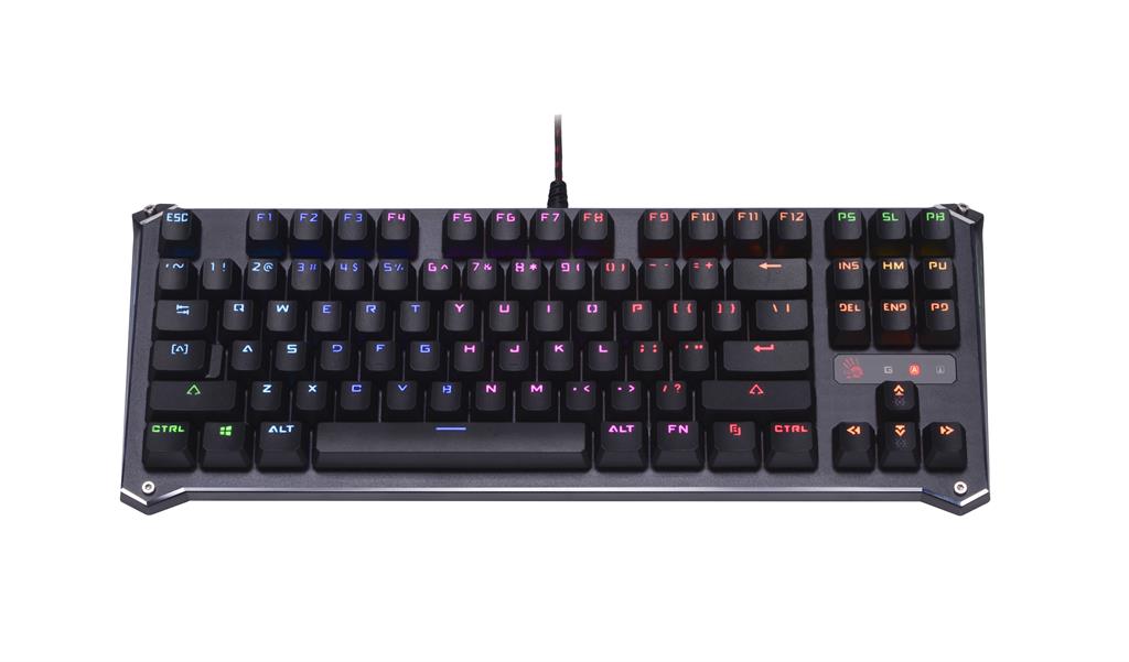 A4tech Bloody Klávesnice B930,  herní klávesnice,  mechanická,  drátová,  Orange Switch,  CZ/ SK,  Černá4 