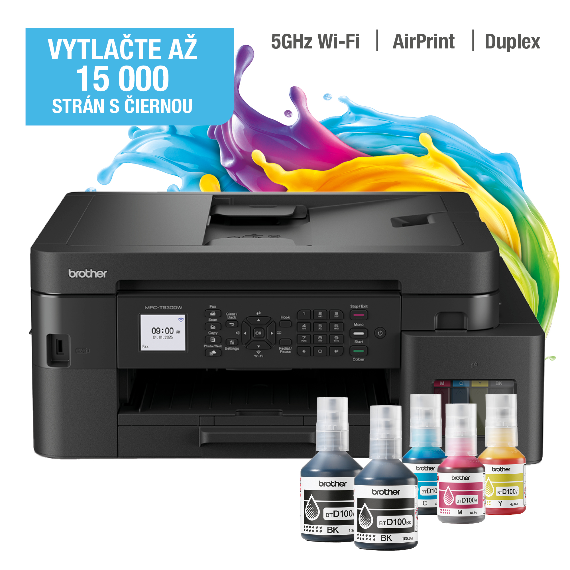 Brother/ MFC-T930DW/ MF/ Ink/ A4/ LAN/ WiFi/ USB0 