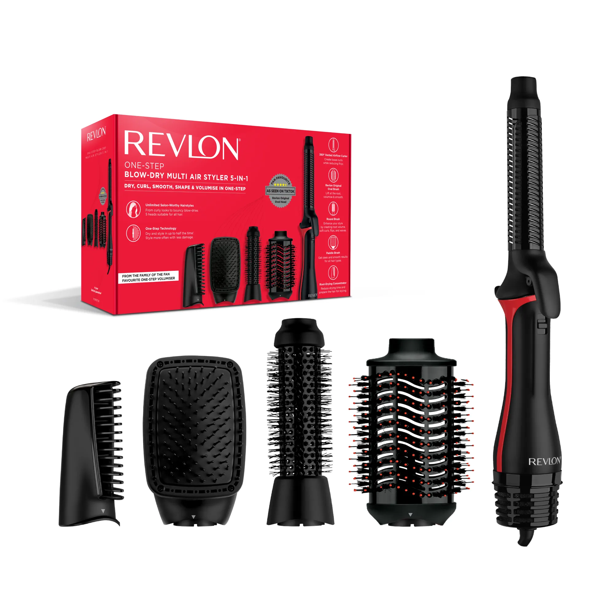 kulmofén Revlon One-Step Blow-Dry Multi Air Styler 5in1 RVDR5371E1 