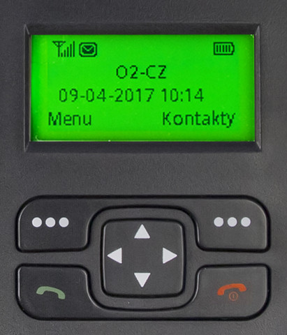 ALIGATOR T100 Stolný telefón na simkartu Black2 