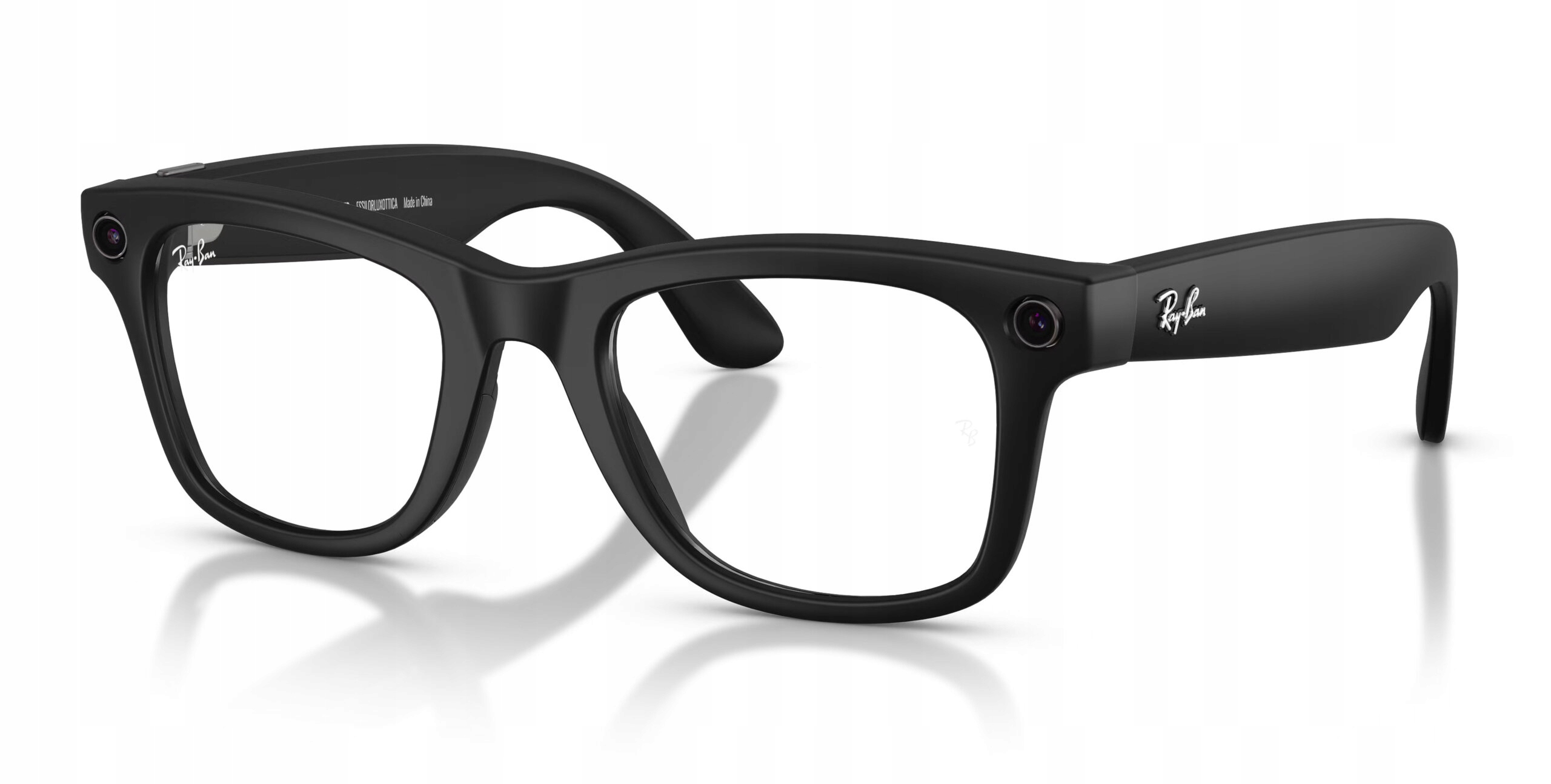 Meta Ray-Ban Gen2 Wayfarer, Matte Black, Clear1 