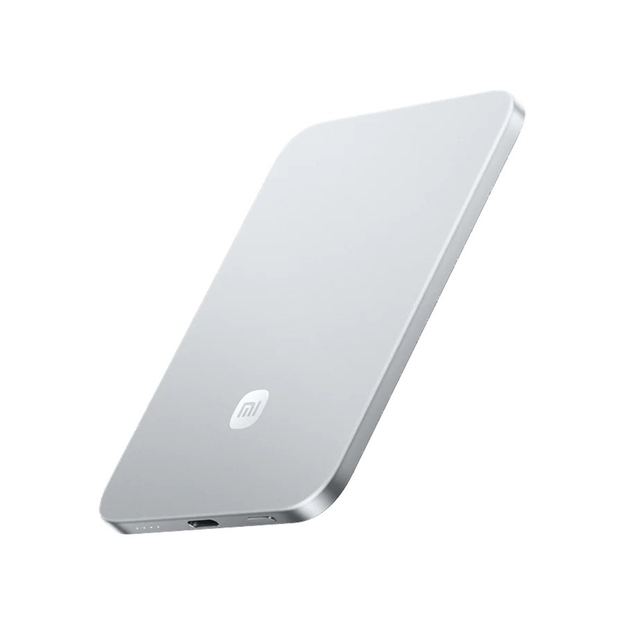 Xiaomi UltraThin Magnetic Power Bank 5000mAh 15W - Glacier Silver0 
