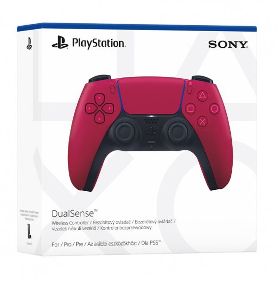 Gamepad PS5 DualSense Cosmic red3 