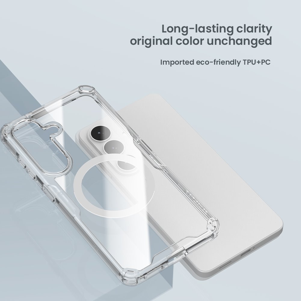 Nillkin Nature TPU PRO Magnetic Kryt pre Samsung Galaxy S26 Transparent1 