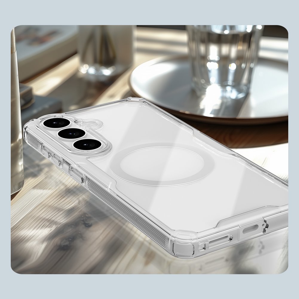 Nillkin Nature TPU PRO Magnetic Kryt pre Samsung Galaxy S26 Transparent2 
