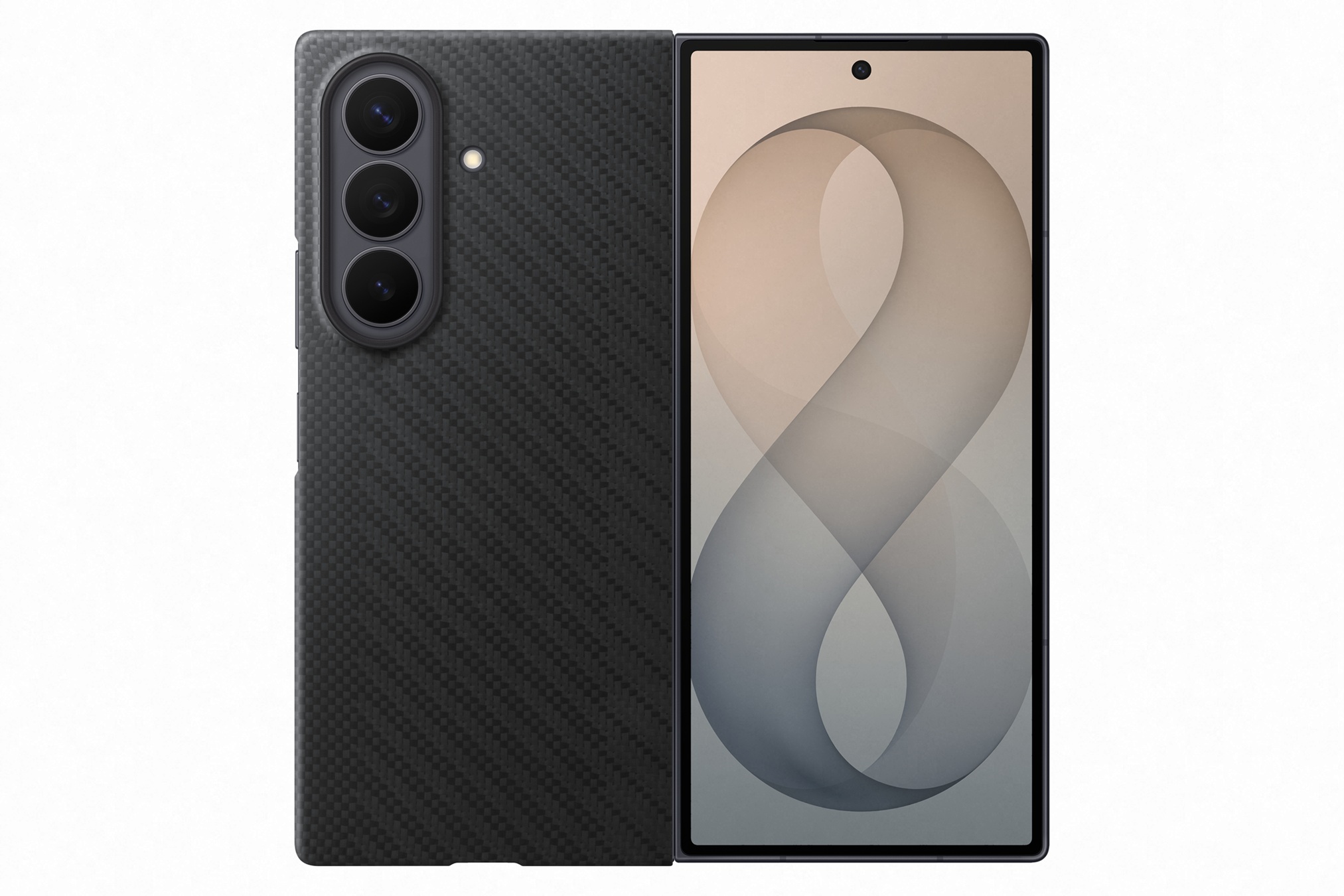 Samsung Karbónový kryt s magnetom pre Galaxy Z Fold8 Ultra, Black2 