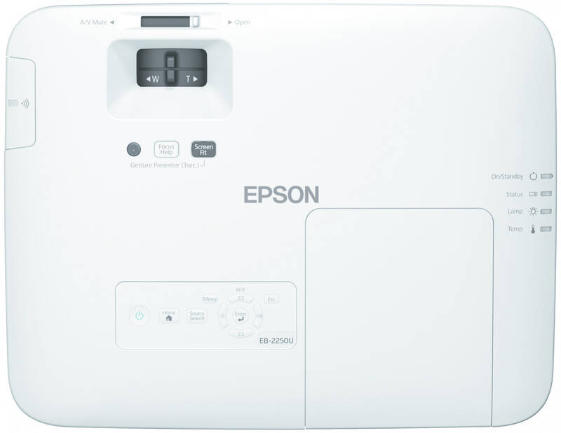 EPSON projektor EB-2250U,  1920x1200,  5000ANSI,  15000:1,  HDMI,  USB 3-in-1,  5 LET ZÁRUKA1 