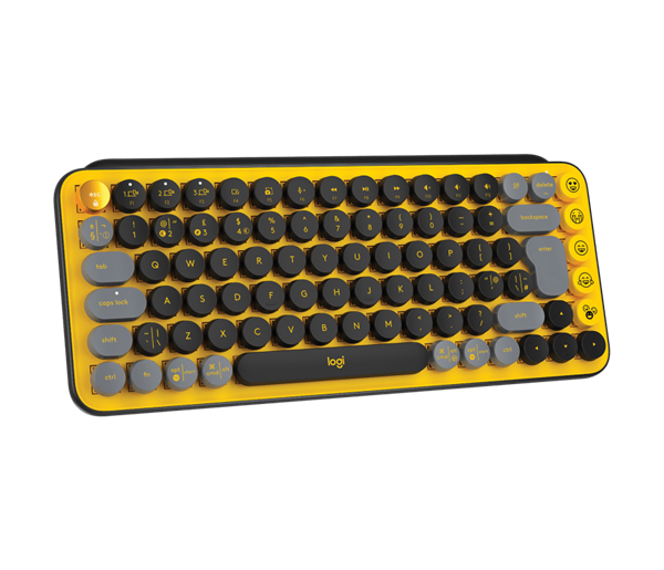 Logitech® POP Keys Wireless Mechanical Keyboard With Emoji Keys - BLAST_YELLOW - US INT"L - INTNL 
