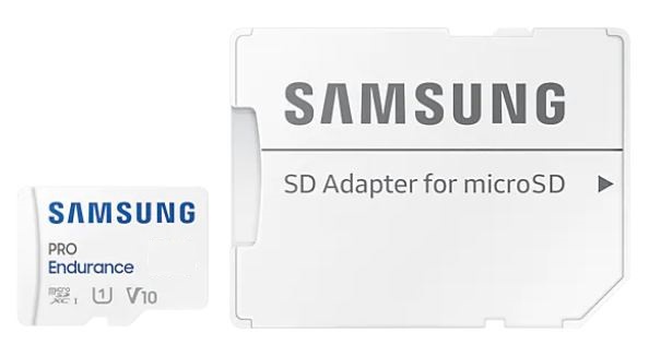 256 GB . microSDXC karta Samsung PRO Endurance + SD adaptér 