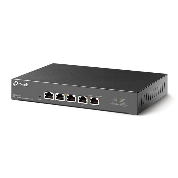 5-Port 10G Multi-Gigabit Desktop Switch PORT: 5× 10G RJ45 Ports SPEC: Desktop Steel Case FEATURE: Plug and Play 