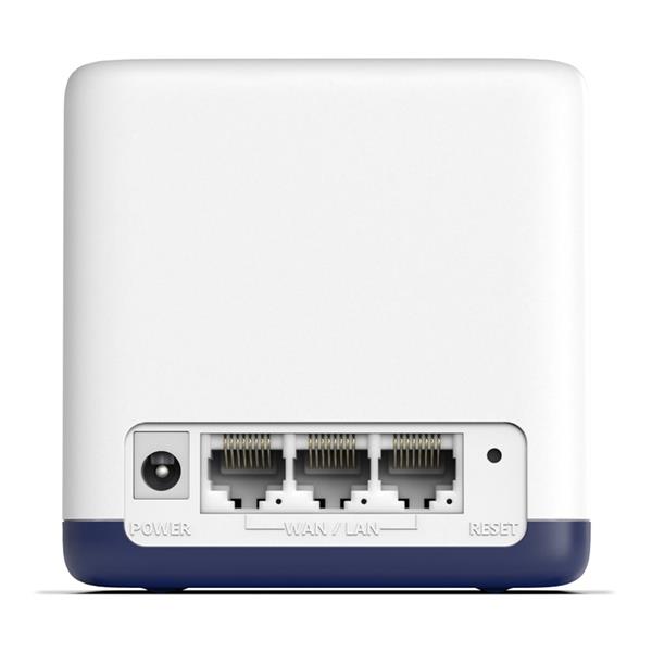 AC1900 Whole Home Mesh Wi-Fi System SPEED: 600 Mbps at 2.4 GHz + 1300 Mbps at 5 GHz SPEC: 3× Internal Antennas, 3× Gigab 