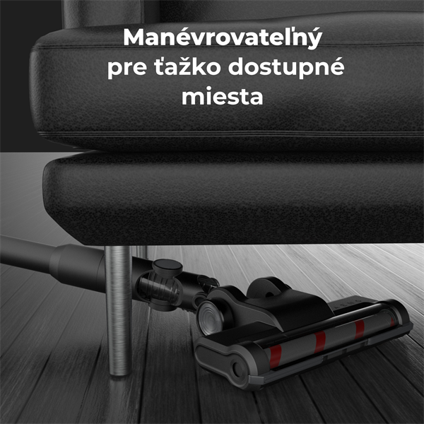 AENO Tyčový vysavač SC3, turbo kefa s LED svetlom, umyvatelny filter,  
