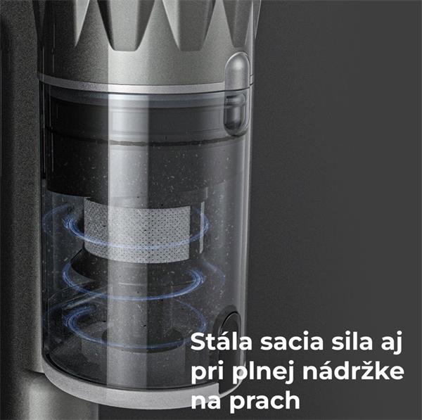 AENO Tyčový vysavač SC3, turbo kefa s LED svetlom, umyvatelny filter,  