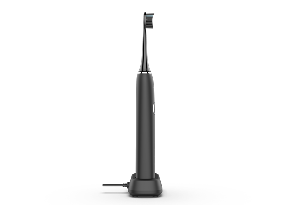 AENO sonická zubná kefka DB6, Čierna, 2 hlavice kefky, DUPONT, 46000 rpm, 5 módov 