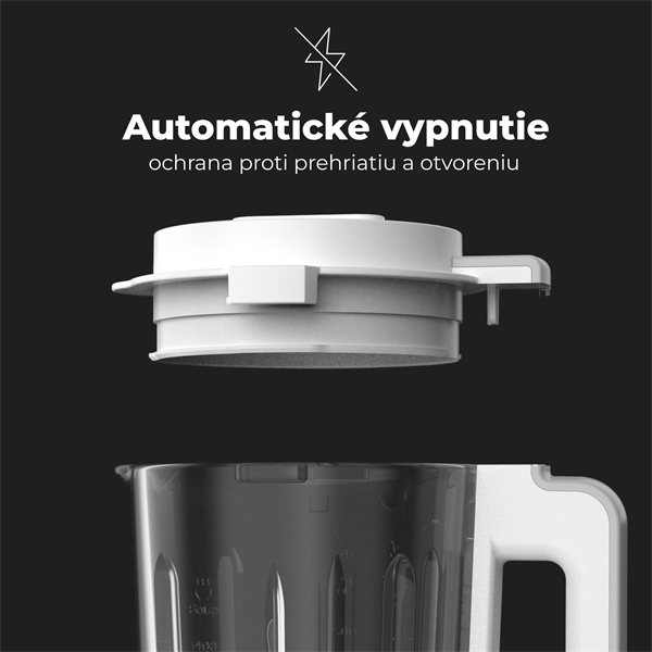 AENO Mixér s polievkovarom TB2 - 1,75l, 100°C, RPM 35 000, 800W, biely 