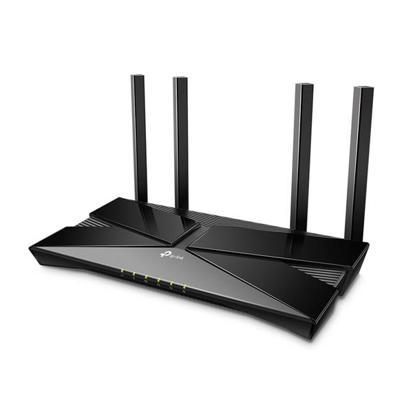AX3000 Dual-Band Wi-Fi 6 Router
SPEED: 574 Mbps at 2.4 GHz + 2402 Mbps at 5 GHz 
SPEC: 4× Antennas, 1× Gigabit WAN Por 