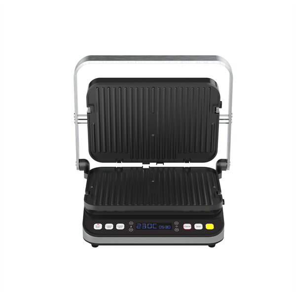 AENO Elektrický gril EG1, 2000W, 320*220mm, 3 režimy ohrevu, uhol otvorenia -180°, Regulácia teploty, Casovac 