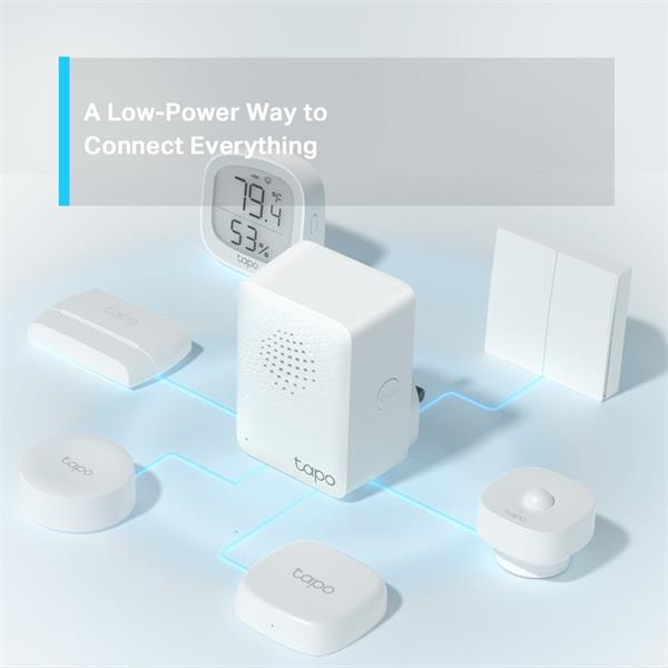 Smart IoT Hub with Chime SPEC: 2.4 GHz Wi-Fi Networking, 868 MHz for Devices, 100-240 V~, 50/60 Hz, Plug-in FEATURE: Rem 