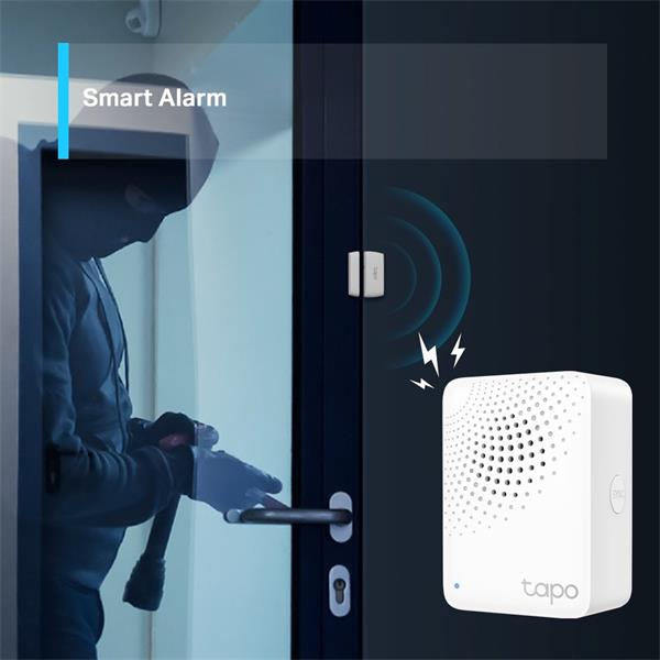 Smart IoT Hub with Chime SPEC: 2.4 GHz Wi-Fi Networking, 868 MHz for Devices, 100-240 V~, 50/60 Hz, Plug-in FEATURE: Rem 
