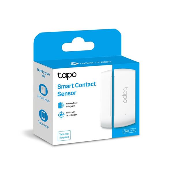 Smart Door/Window Sensor SPEC: 868 MHz, battery powered(1*CR2032), 3M tape paste Feature: Tapo smart app, Tapo IoT hub r 