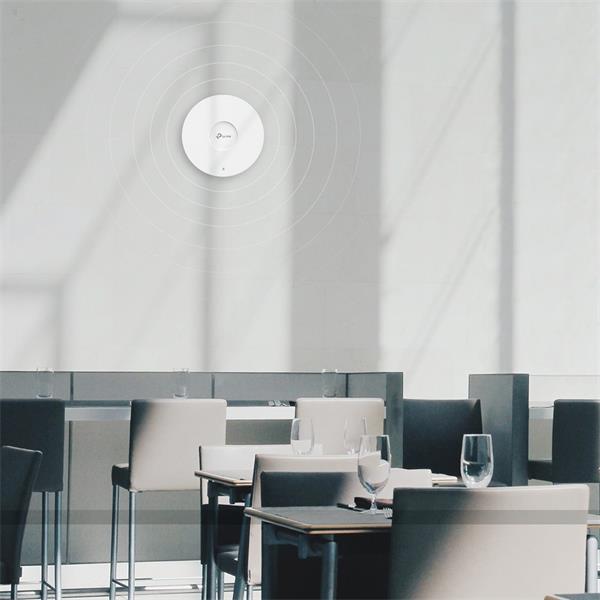 AX5400 Ceiling Mount Dual-Band Wi-Fi 6 Access Point  PORT: 1×2.5 Gigabit RJ45 Port SPEED:574Mbps at  2.4 GHz + 4804 Mbps 
