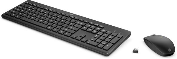 Bezdrôtová klávesnica a myš HP 230 - čierna 