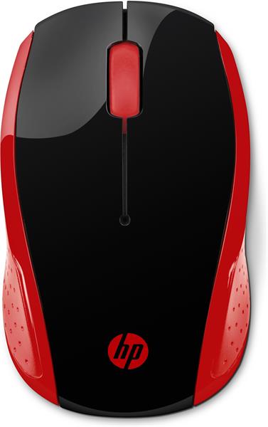 Bezdrôtová myš HP 200 - empress red 