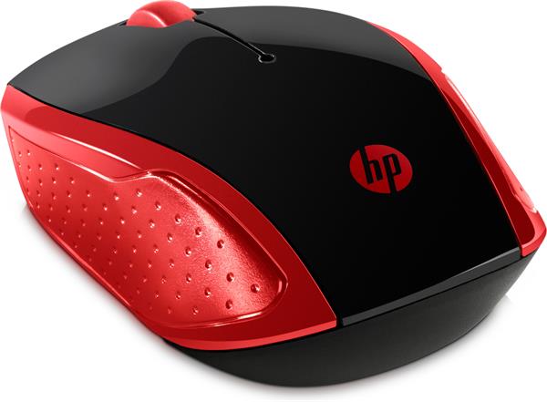 Bezdrôtová myš HP 200 - empress red 