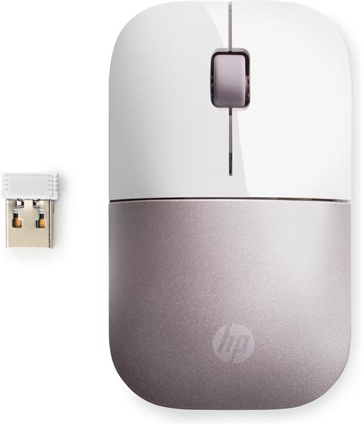 Bezdrôtová myš HP Z3700 - white pink 