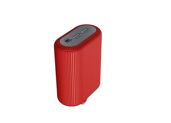Canyon BSP-4, Bluetooth v 5.0 reproduktor, USB-C rýchle nabíjanie, TF Card, FM, červený 