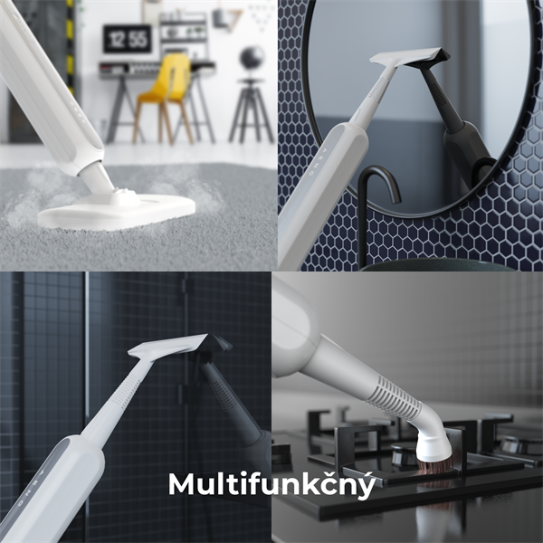 AENO Multifunkčný parný mop SM2 - 220-240V, 50/60Hz, 1200W 