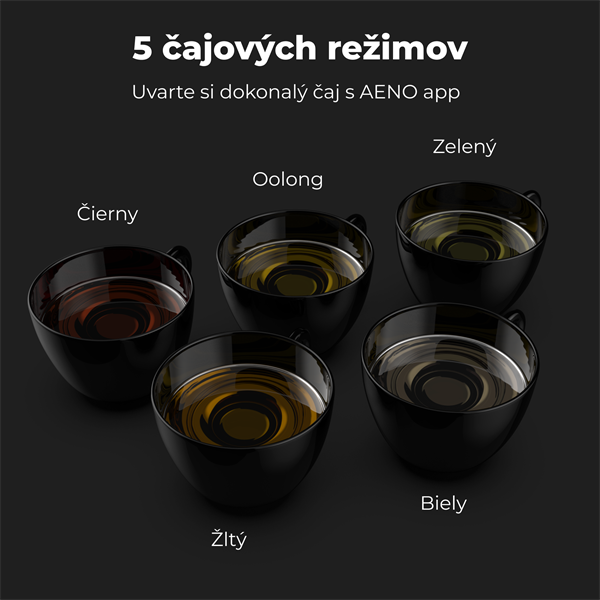 AENO Rychlovarná smart kanvica EK1S NEREZ - 220-240V~, 50/60Hz, 1850-2200W, Strix, 1.15Kg 