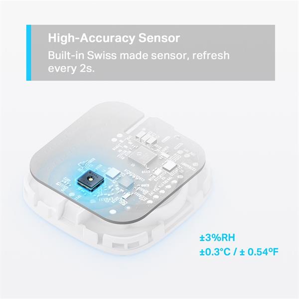 Smart Temperature and Humidity Sensor SPEC: 868 MHz, battery powered(1*CR2450), temperature range and accuracy: -20?~60? 