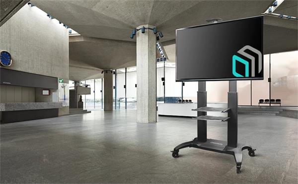 ONKRON TV mobilný stojan  pre 60 až 100" obrazovky do 136 kg, čierny 