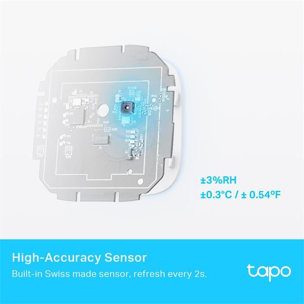 Smart Temperature and Humidity Monitor SPEC: 868 MHz, battery powered(2*AAA), 2.7 inch E-ink display, temperature range  