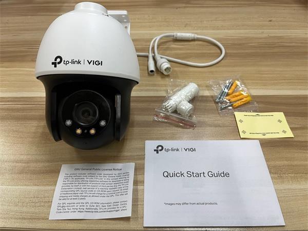 4MP Full-Color Pan/Tilt Network Camera SPEC:H.265+/H.265/H.264+/H.264, 1/3" Progressive Scan CMOS, Color/0.04 Lux@F1.6,  