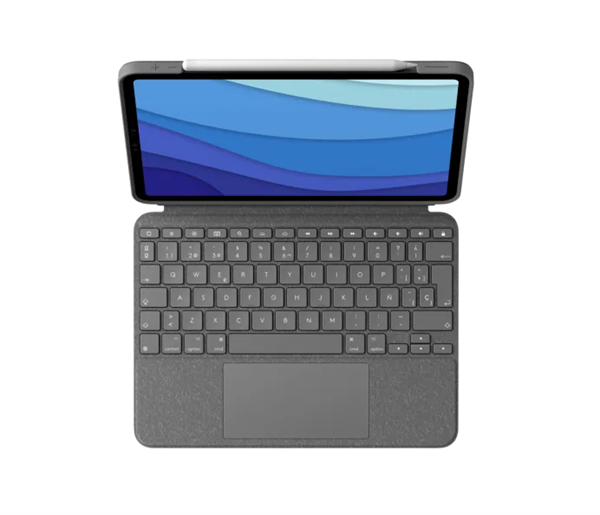 Logitech® Combo Touch for iPad Pro 11-inch (1st, 2nd, 3rd and 4th generation) - GREY - US - INTNL 