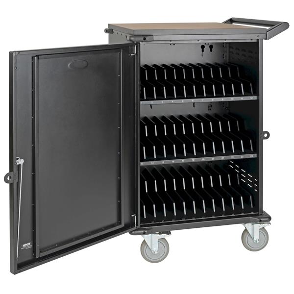 Eaton/Tripplite Multi-Device Charging Cart, 36 AC Outlets, Chromebooks and Laptops, 230V, Schuko Black 