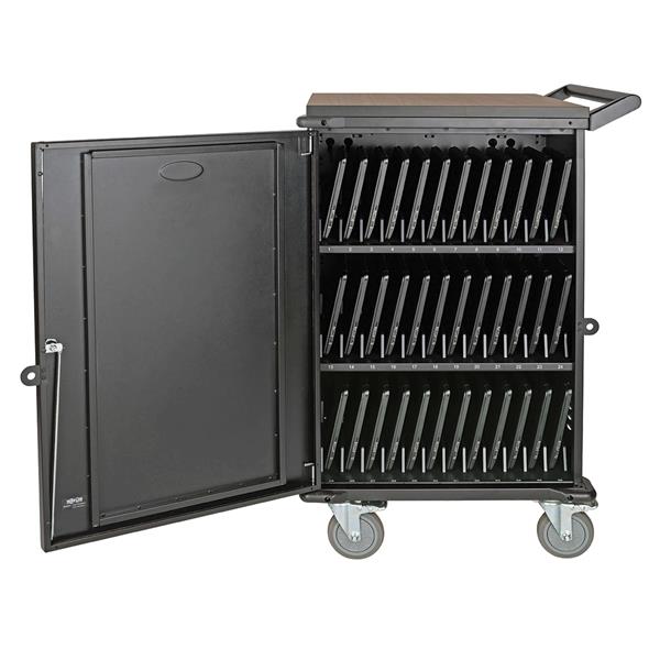 Eaton/Tripplite Multi-Device Charging Cart, 36 AC Outlets, Chromebooks and Laptops, 230V, Schuko Black 