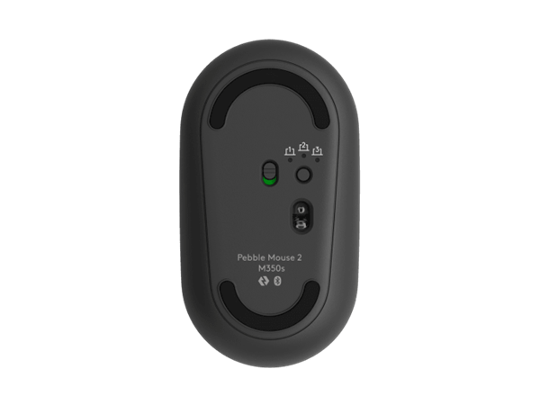 Logitech® M350s Pebble Mouse 2 - TONAL GRAPHITE - BT - DONGLELESS 