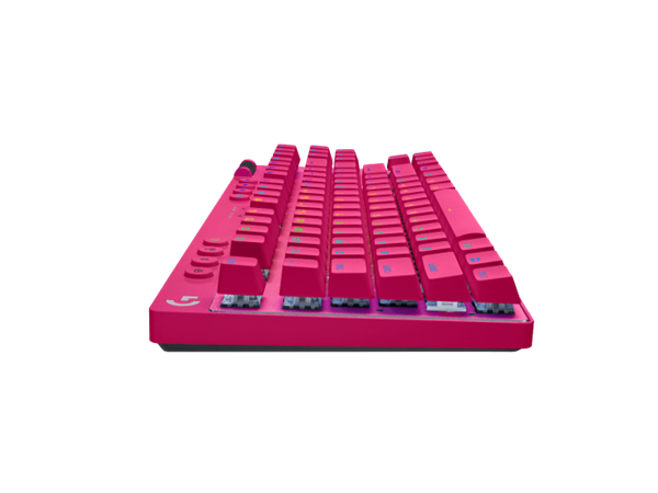 Logitech® G PRO X TKL LIGHTSPEED Gaming Keyboard - MAGENTA - US INT"L - 2.4GHZ/BT - TACTILE 