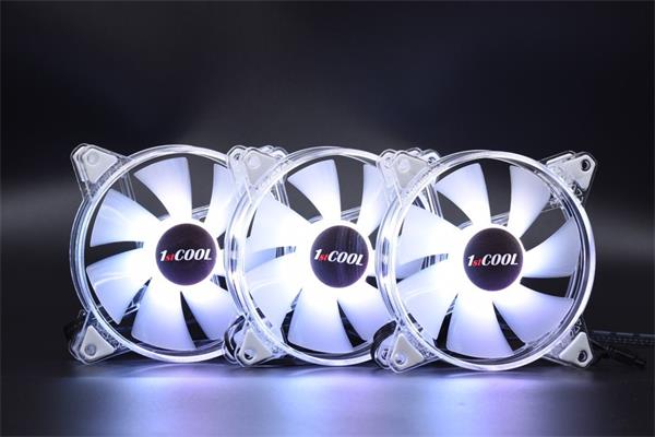 1stCOOL KIT AURA EVO CRYSTAL ARGB 3x CRYSTAL White 120mm ventilátor + ARGB Nano radič 