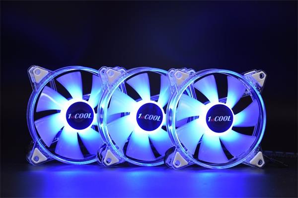 1stCOOL KIT AURA EVO CRYSTAL ARGB 3x CRYSTAL White 120mm ventilátor + ARGB Nano radič 