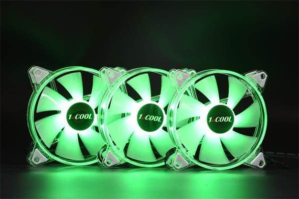 1stCOOL KIT AURA EVO CRYSTAL ARGB 3x CRYSTAL White 120mm ventilátor + ARGB Nano radič 