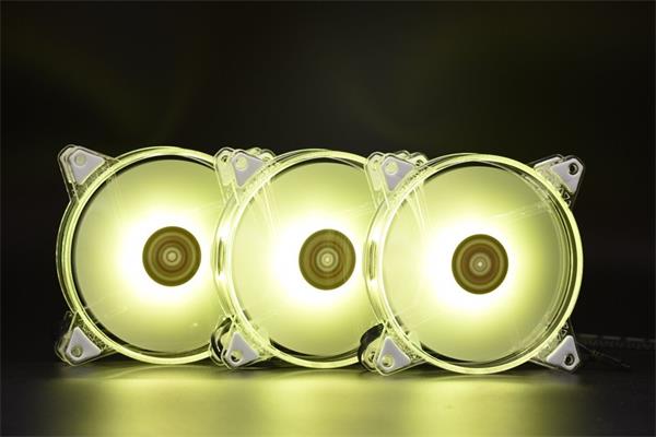 1stCOOL KIT AURA EVO CRYSTAL ARGB 3x CRYSTAL White 120mm ventilátor + ARGB Nano radič 