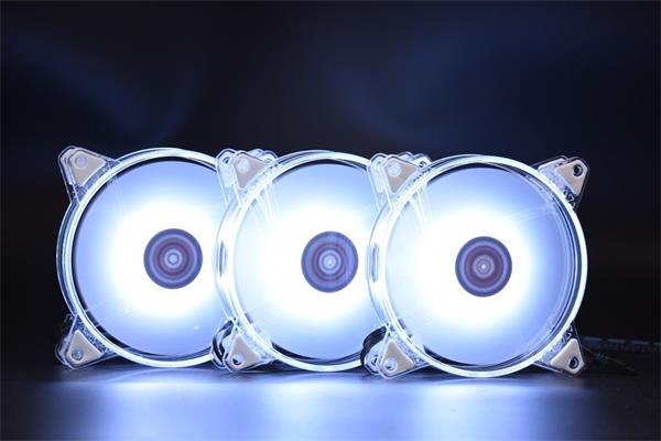 1stCOOL KIT AURA EVO CRYSTAL ARGB 3x CRYSTAL White 120mm ventilátor + ARGB Nano radič 