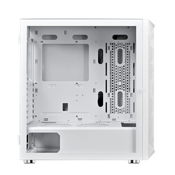 1stCOOL MiddleTower Wind Storm White, E-ATX, USB3.0 + set 4x ARGB fan, biela 